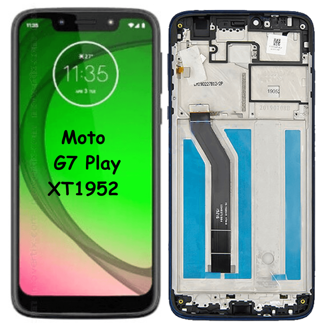 LCD & Digitizer Assembly With Frame For Motorola Moto G7 Play (XT1952) - Best Cell Phone Parts Distributor in Canada, Parts Source LCD & Digitizer Assembly With Frame For Motorola Moto G7 Play (XT1952) - Best Cell Phone Parts Distributor in Canada, Parts Source